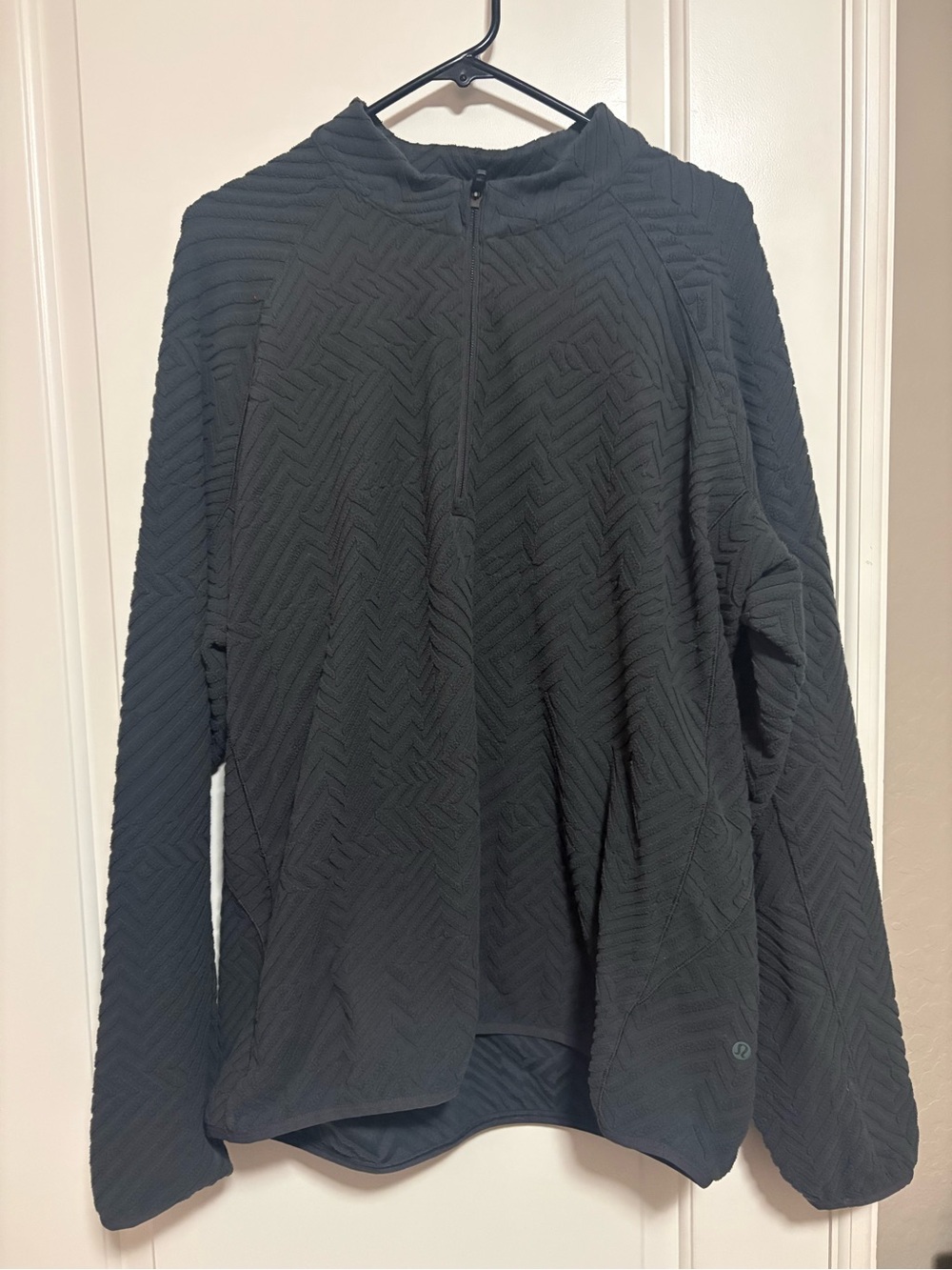 ☑️☑️Lululemon Textured Fleece Hiking Half Zip XXL